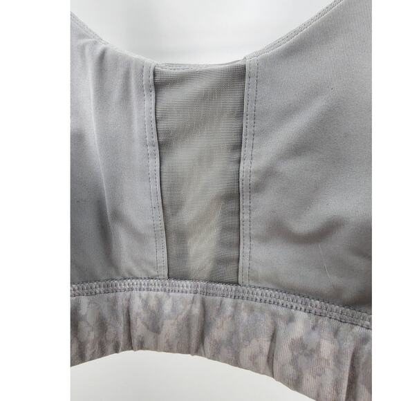 Alo Yoga Paddle Fast Short Sports Bra Silver‎ Snake Est X-Small - Picture 6 of 11